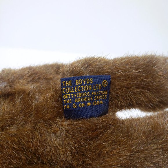 Boyds Bear Ginnie Higgenthrope Brown Plush Posable Archive Collection 918442 - Picture 5 of 8